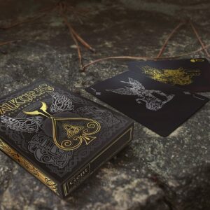 Valkyrie Playing Cards by Gent Supply - Gold, Silver & Black Edition