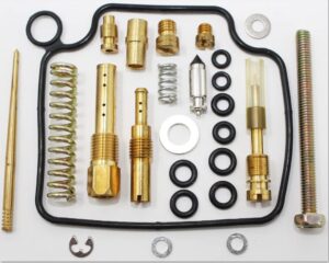 hi-caliber powersports parts carburetor rebuild kit for 2004-2006 honda trx 350 rancher te tm fe fm 2x4 4x4 carb repair