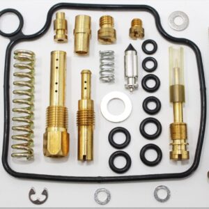 Hi-Caliber Powersports Parts Carburetor Rebuild Kit for 2004-2006 Honda TRX 350 Rancher TE TM FE FM 2x4 4x4 Carb Repair
