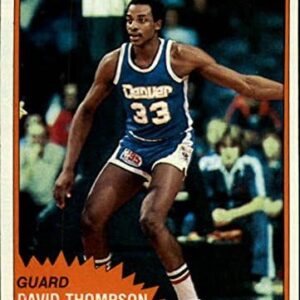 1981-82 Topps #12 David Thompson NBA Basketball Trading Card