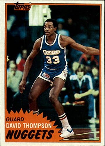 1981-82 Topps #12 David Thompson NBA Basketball Trading Card