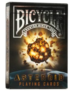 bicycle asteroid playing cards, black