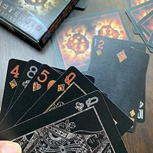 Bicycle Asteroid Playing Cards, Black