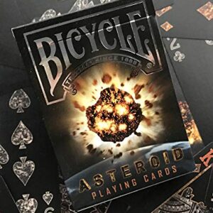 Bicycle Asteroid Playing Cards, Black