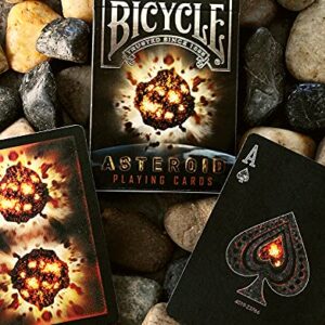 Bicycle Asteroid Playing Cards, Black