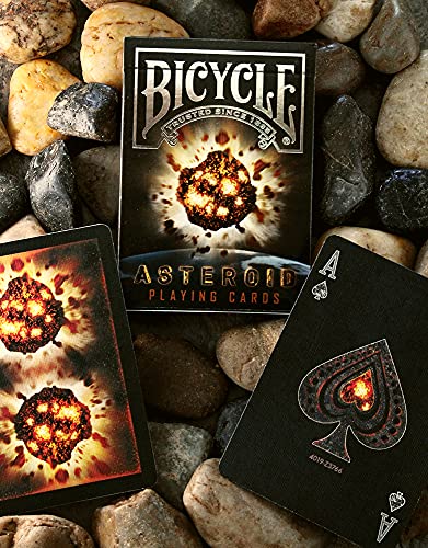 Bicycle Asteroid Playing Cards, Black