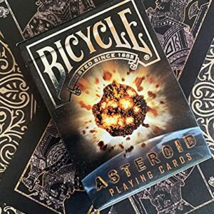 Bicycle Asteroid Playing Cards, Black