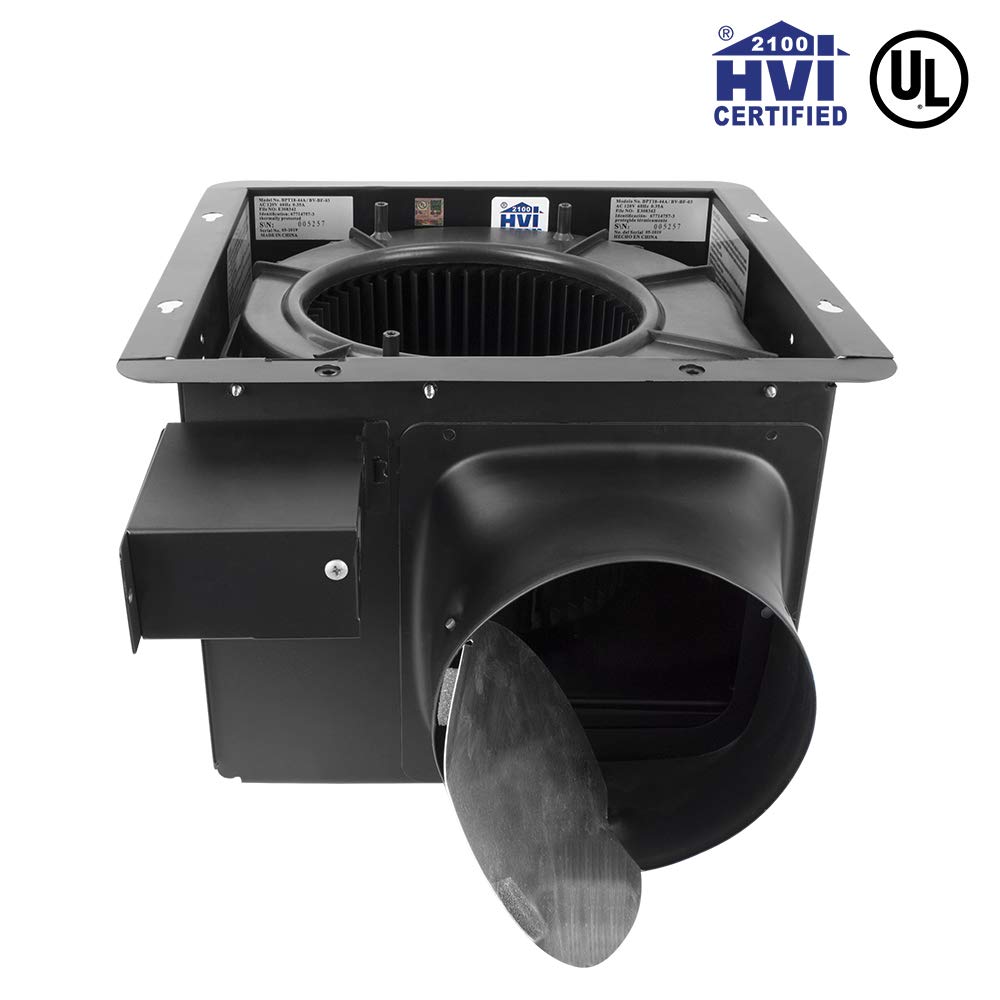 BV Bathroom Fan Ultra-Quiet Bathroom Ventilation & Exhaust Fan, Bathroom Ceiling Fan, Residential Remodel Energy-Saving Ceiling Mount Fan (No Attic Access Required) (140 CFM)