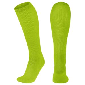 champro multi-sport athletic sock, neon green, small