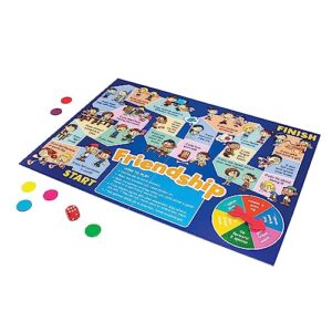 Junior Learning Social Skills Board Games, 4 Games, Ages 5-8, Empathy & Manners, Grade 1-2