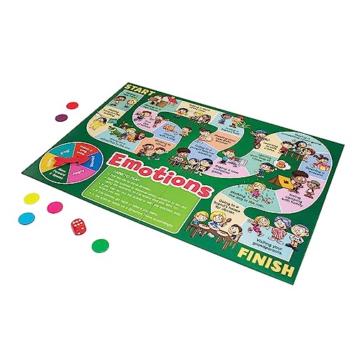 Junior Learning Social Skills Board Games, 4 Games, Ages 5-8, Empathy & Manners, Grade 1-2