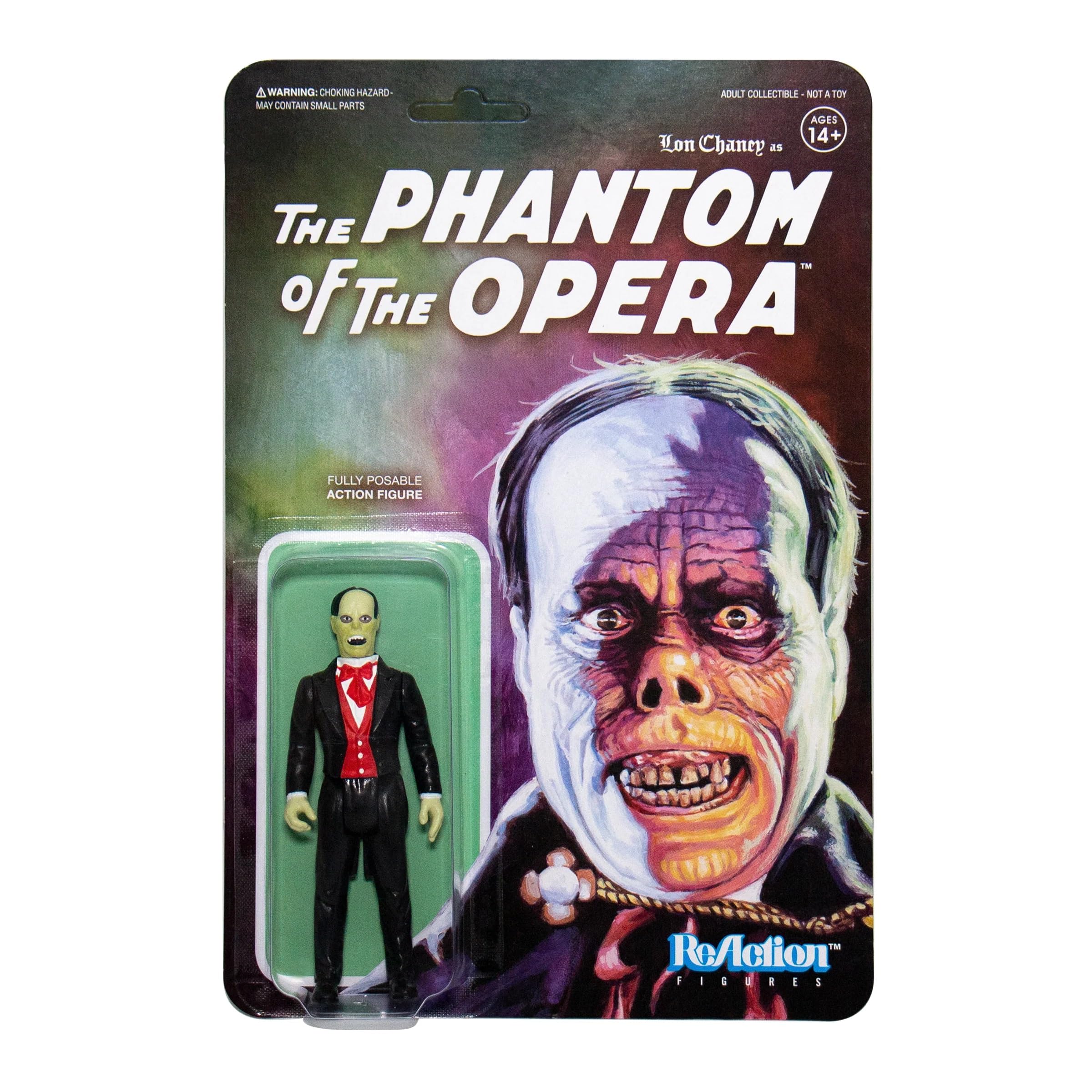 Super7 Universal Monsters The Phantom of The Opera - 3.75" Universal Monster Movies Action Figure Classic Movie Collectibles and Retro Toys