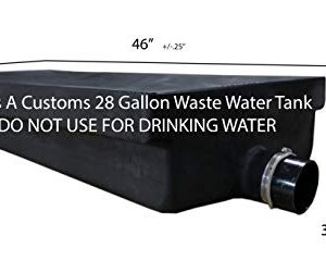 Class A Customs 28 Gallon RV Waste Black Water Holding Tank WT-2800