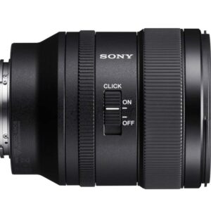 Sony E-Mount FE 24mm F1.4 GM Full Frame Wide-Angle Prime Lens (SEL24F14GM), Black (Renewed)