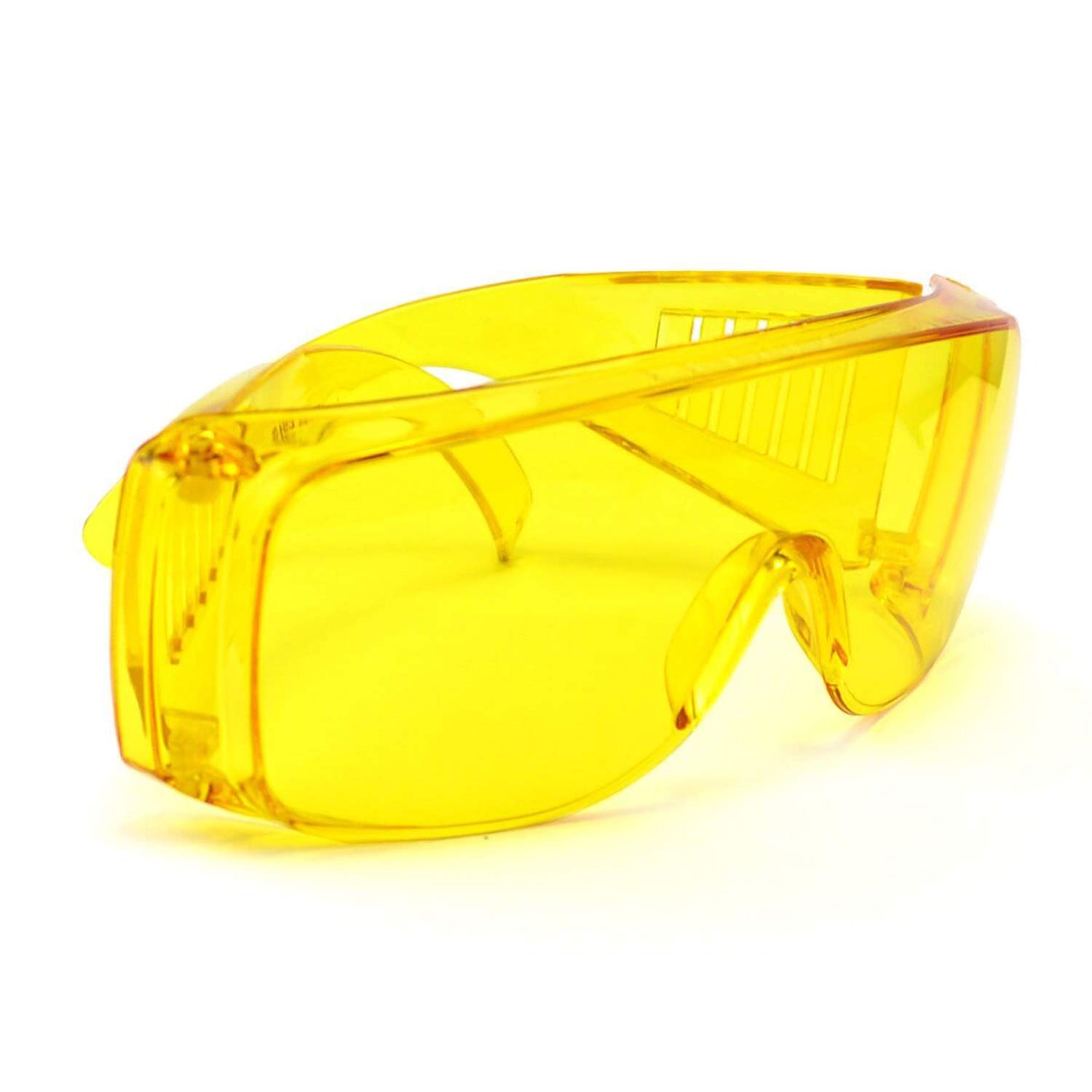 TATTU G1 Fit-Over UV Protection Glasses, Anti-Glare, Anti-Eye Strain, Night Vision Enhancement for Driving at night, Yellow