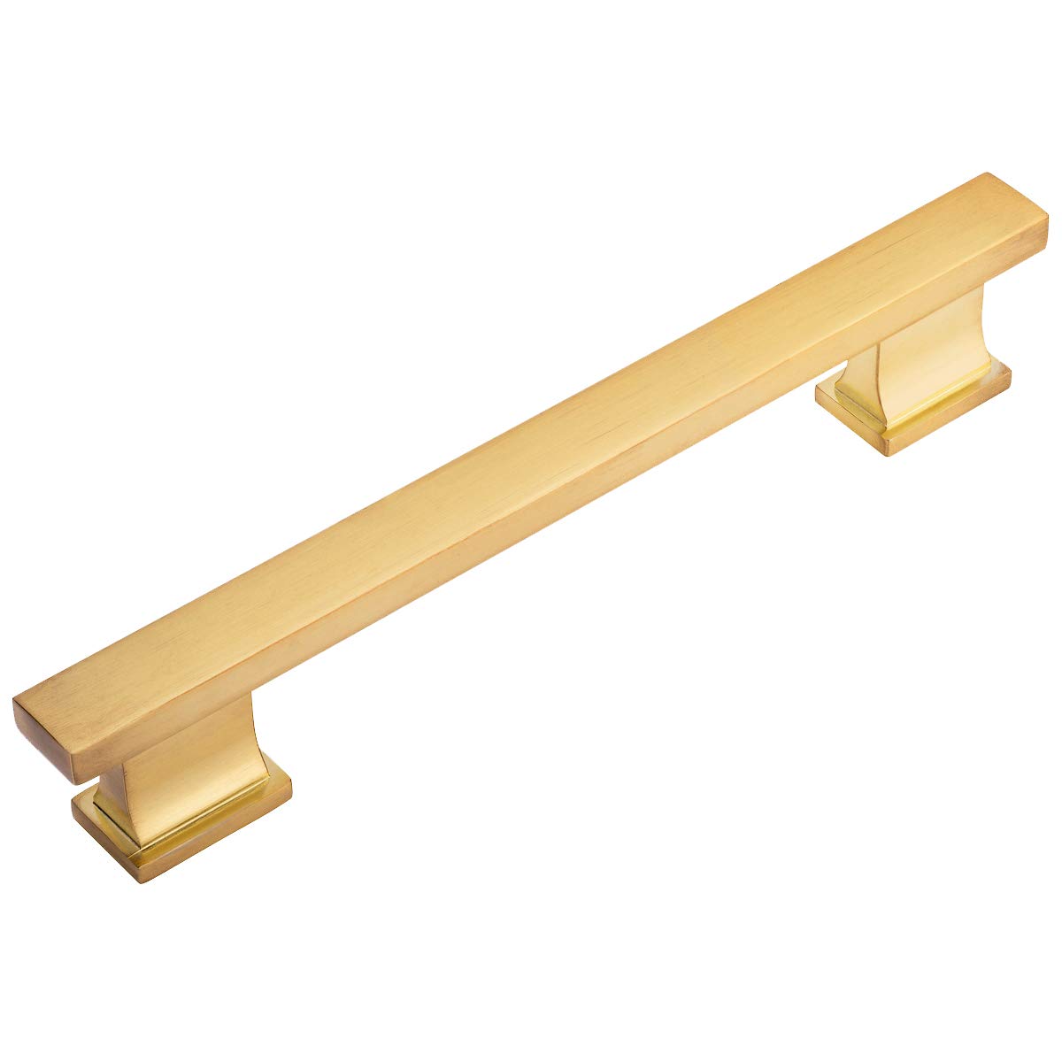 Cosmas 702-160BB Brushed Brass Contemporary Cabinet Hardware Handle Pull - 6-5/16" Inch (160mm) Hole Centers