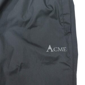 Acme Projects Rain Pants, 100% Waterproof, Breathable, Taped Seam, 10000mm/3000gm for Hiking Golfing Fishing (Men's, XX-Large, Black)