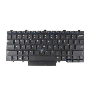 abakoo new keyboard compatible with dell latitude e5450 e7450 0d19tr with backlit no frame black us