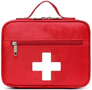 gatycallaty first aid bag empty emergency treatment medical bags multi-pocket for home office car traveling hiking trip