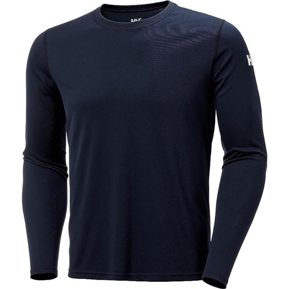 Helly-Hansen Mens HH Tech Crew Long Sleeve Shirt, 597 Navy, Medium