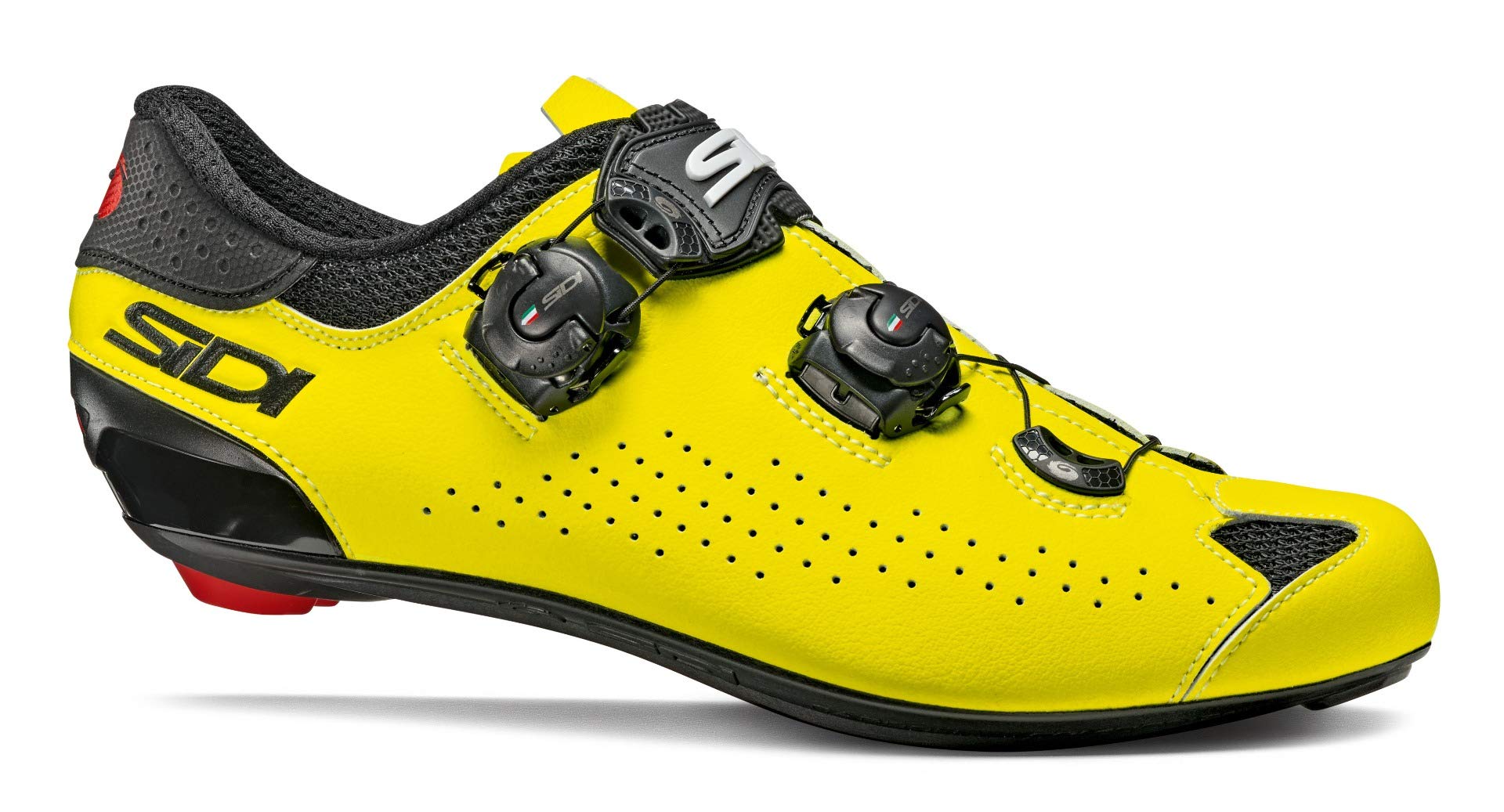 SIDI Shoes Genius 10, Scape Cycling Man, Black Yellow Fluo, 44.5