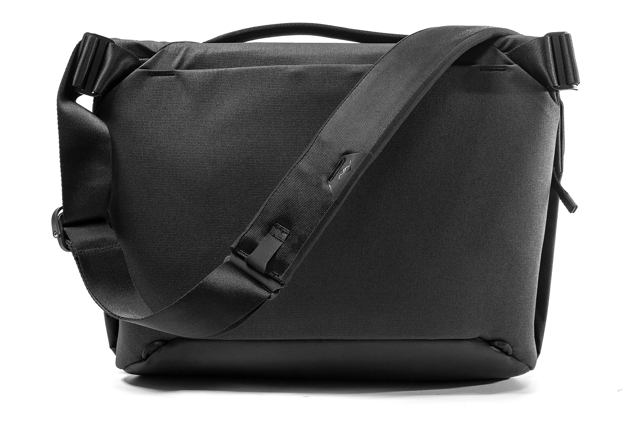 Peak Design Everyday Messenger V2 13L Black, Travel or Photo Carry with Laptop Sleeve (BEDM-13-BK-2)