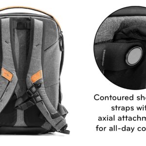 Peak Design Everyday Backpack V2 20L Charcoal, Camera Bag, Laptop Backpack with Tablet Sleeves (BEDB-20-CH-2)