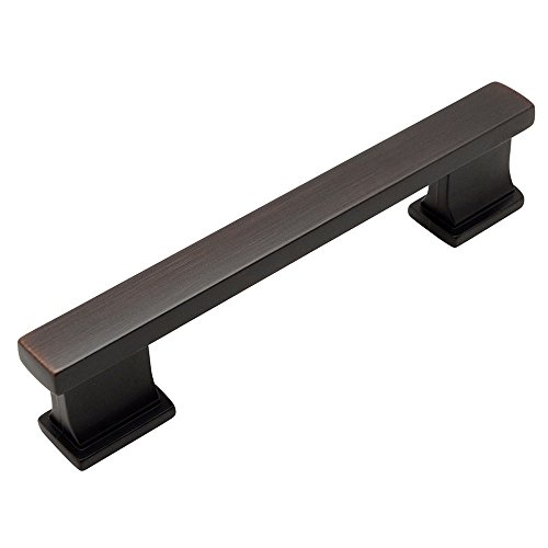 Cosmas 702-3.5ORB Oil Rubbed Bronze Contemporary Cabinet Hardware Handle Pull - 3-1/2" Inch (89mm) Hole Centers