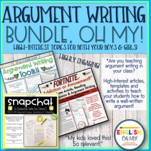 argument writing bundle