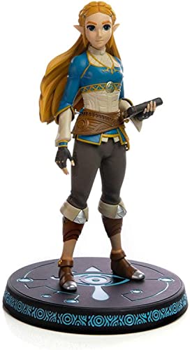 First 4 Figures 10 Inch The Legend of Zelda Breath of The Wild Zelda PVC Collectible Replica Statue Figurine Toy