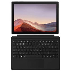 microsoft puv-00001 surface pro 7 12.3 inch touch intel i5-1035g4 8gb/256gb platinum bundle with microsoft type cover for surface pro black