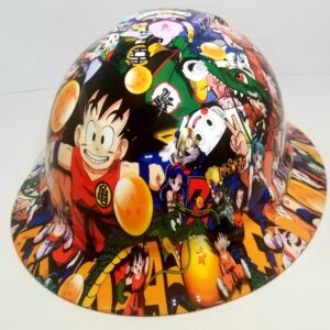 Wet Works Imaging Customized Pyramex Full Brim Dragon Ball Z Hat with Ratcheting Suspension