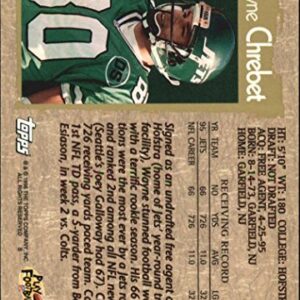1996 Topps #30 Wayne Chrebet NFL Football Trading Card