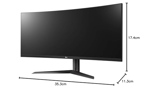 LG 38GL950G-B 38 Inch QHD Ultra Wide 1440p UltraGear Nano IPS 1ms Curved Gaming Monitor with 144HZ Refresh Rate and NVIDIA G-SYNC, Black