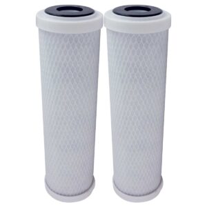 2 pack flow-pur 8 carbon block filter compatible cartridge wcbcs-975-rv by american water solutions