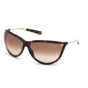 Tom Ford sunglasses Tammy (FT-0770-S 52F) Dark Havana - Rose gold - Brown Gradient lenses