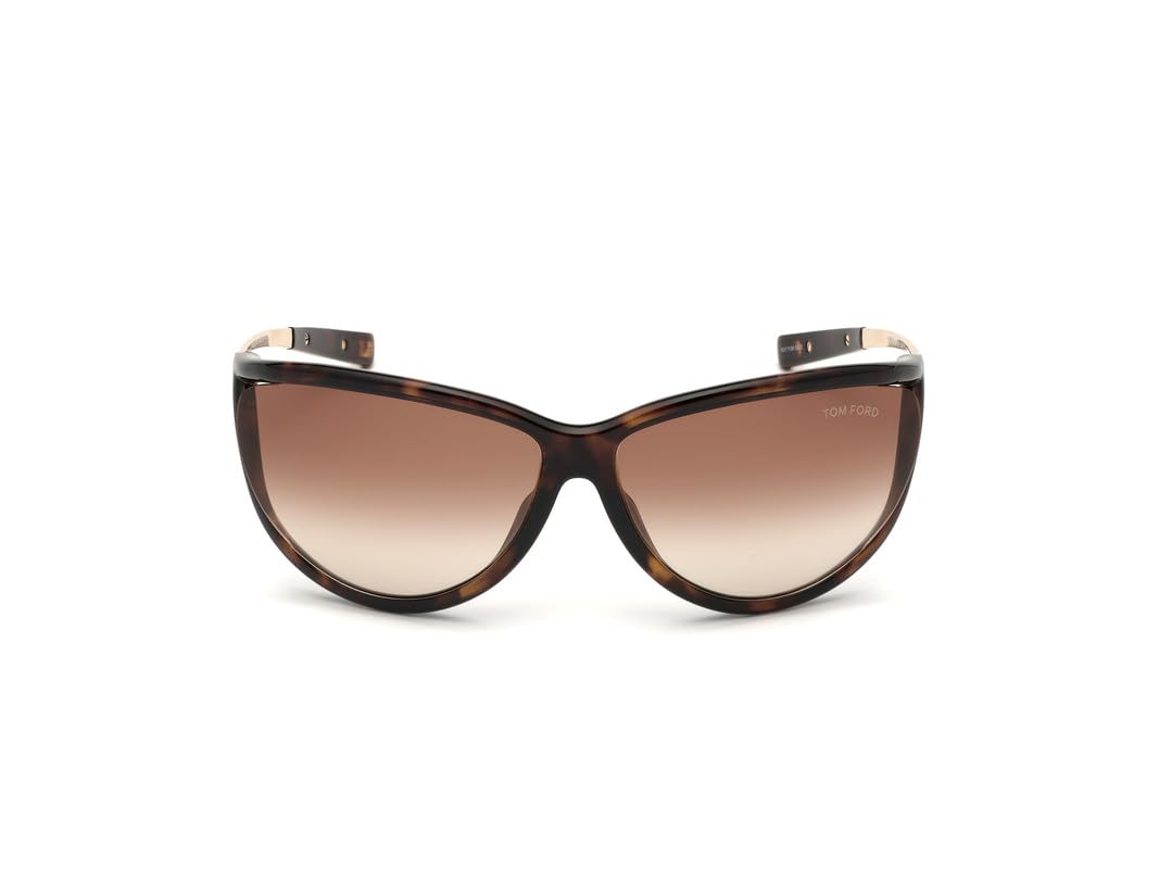 Tom Ford sunglasses Tammy (FT-0770-S 52F) Dark Havana - Rose gold - Brown Gradient lenses