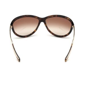 Tom Ford sunglasses Tammy (FT-0770-S 52F) Dark Havana - Rose gold - Brown Gradient lenses