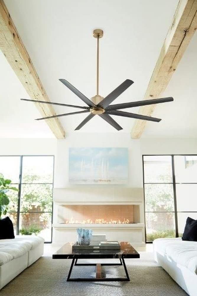 Fleet - 72 Inch Ceiling Fan-Satin Nickel Finish