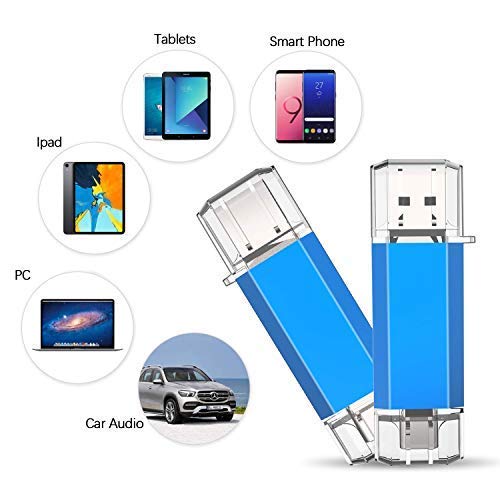 KOOTION USB C Flash Drive 32 GB 2 in 1 USB 3.0 + USB Type C Thumb Drive High Speed up to 90 MB/s Dual OTG Thumb Drive USB Stick for Samsung, Huawei, MacBook, Chromebook Pixel etc.