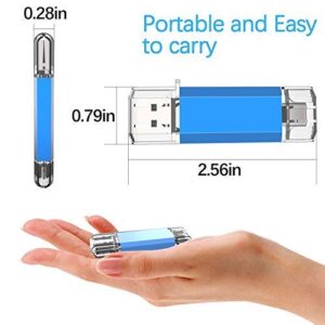 KOOTION USB C Flash Drive 32 GB 2 in 1 USB 3.0 + USB Type C Thumb Drive High Speed up to 90 MB/s Dual OTG Thumb Drive USB Stick for Samsung, Huawei, MacBook, Chromebook Pixel etc.