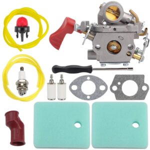 hipa pp338pt carburetor for poulan pro pp133 545008042 545189502 pp333 pp033 craftsman 358791170 358791140 358795920 husqvarna bc233b bc433b string trimmer c1m-w44 spark plug