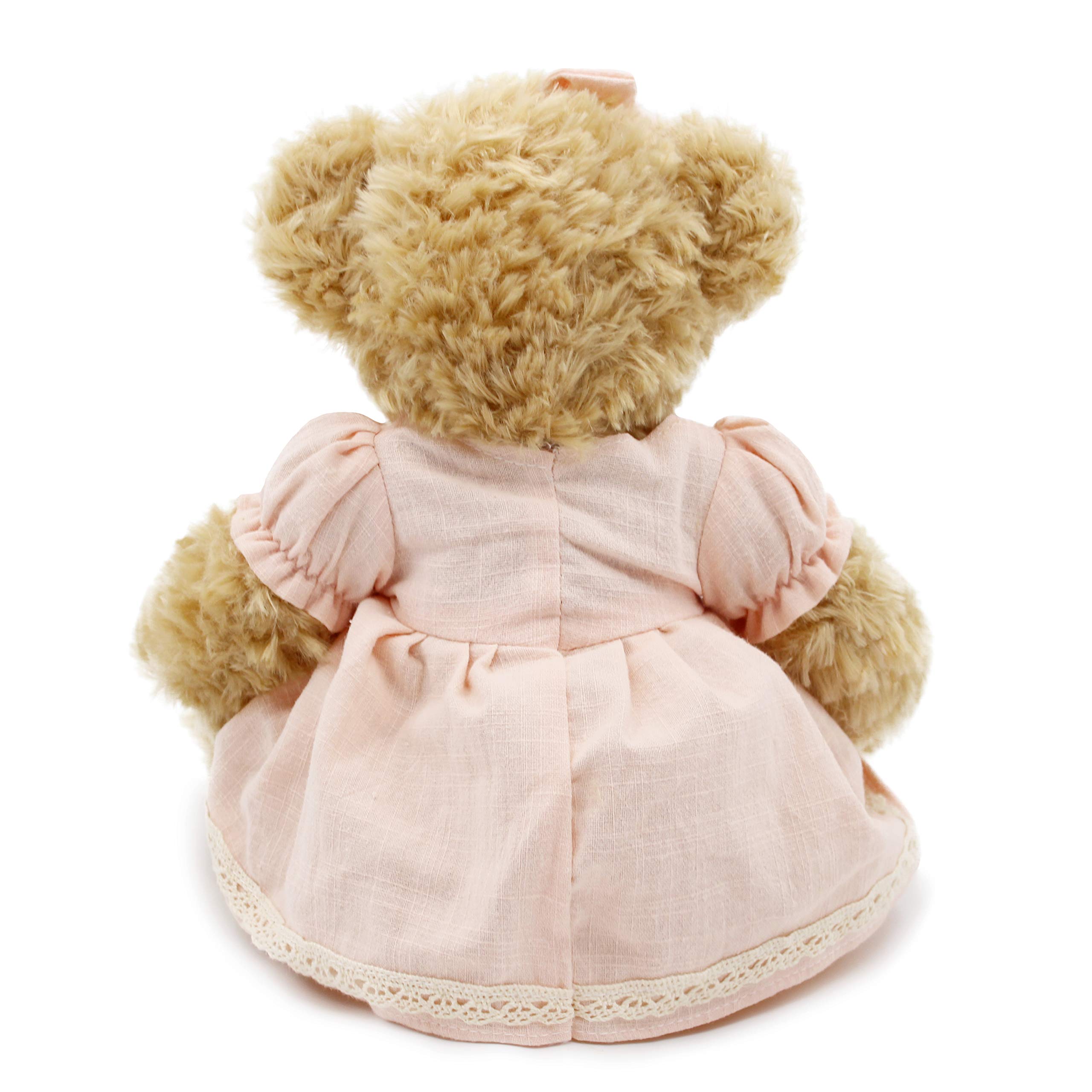 oits cute 2-Pack Teddy Bear,Cute Stuffed Animal,Couple Gift Soft Plush Toy 11inch (Vintage Dress)