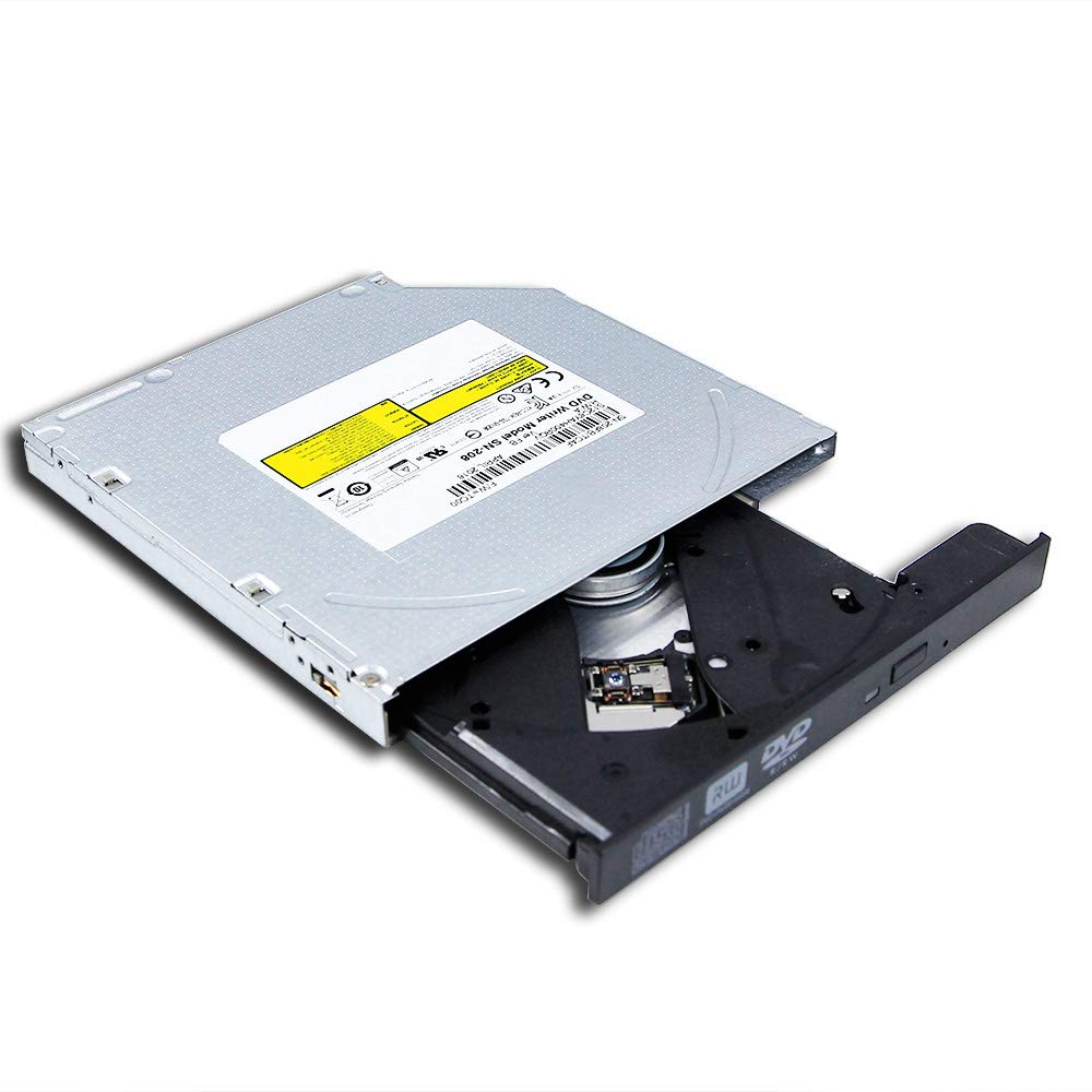 New Laptop Internal DVD CD Player 12.7mm SATA Tray-Loading Optical Drive, for Dell HP Lenovo Acer Asus Sony Vaio Samsung Toshiba Computer PC, Dual Layer DVDR DVD+-RW DL Burner Replacement Parts