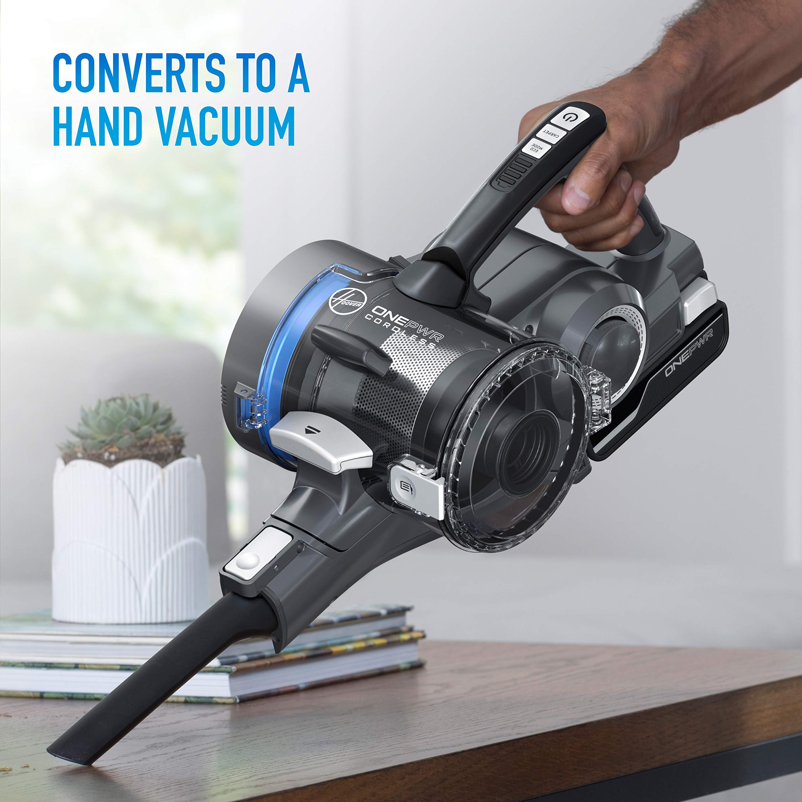 Hoover ONEPWR Blade+ Cordless Stick Vacuum Cleaner with Extra Battery, Lightweight, BH53310E, Silver