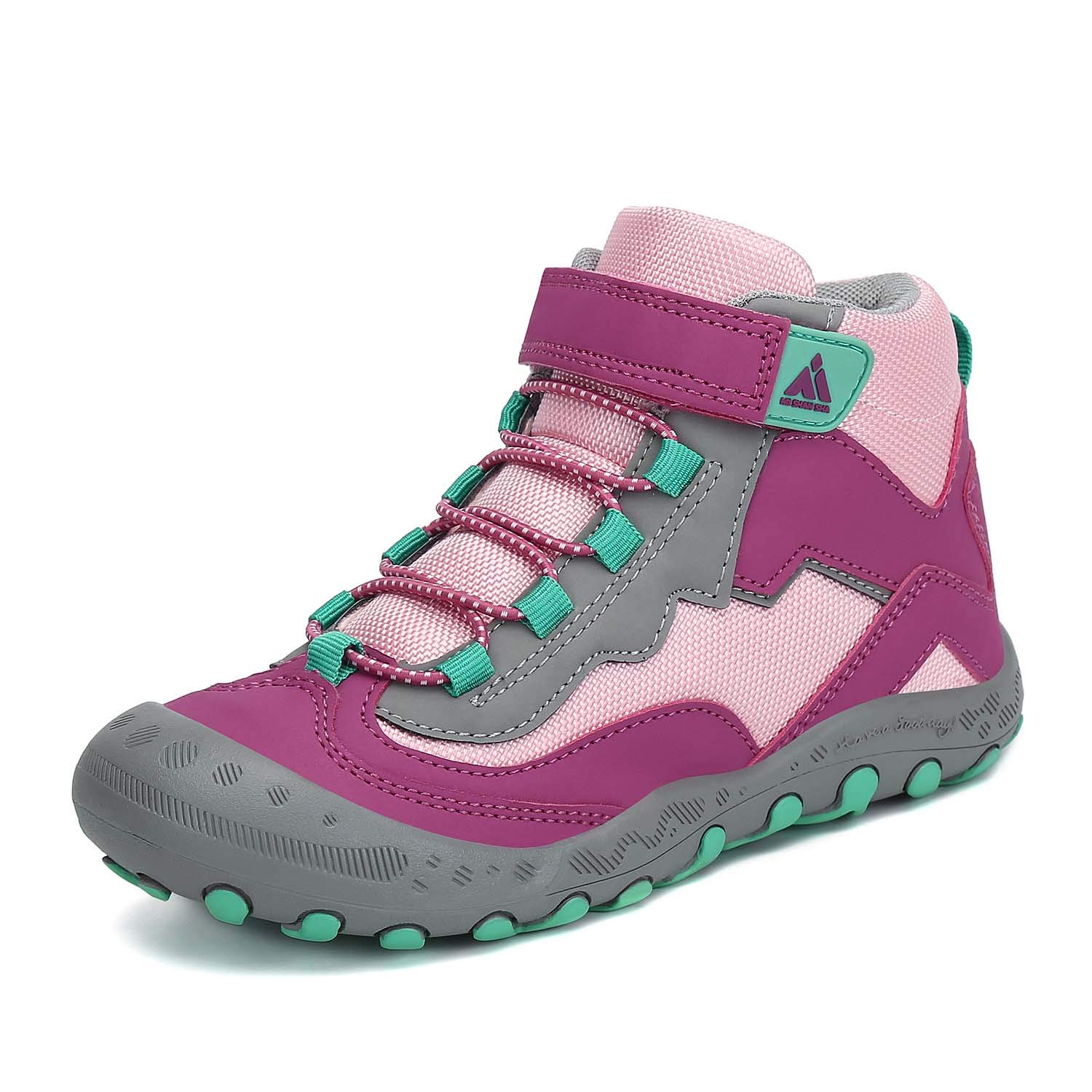 Mishansha Kids Hiking Boots Toddler Girls Boys Hiking Shoes Water-Resistant Anti-Collision Non-Slip Athletic Outdoor Trekking Boots