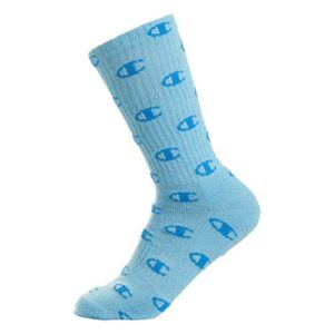 Champion unisex child Kids' Multipacks Socks, Crew C - Blue, 9 11 US