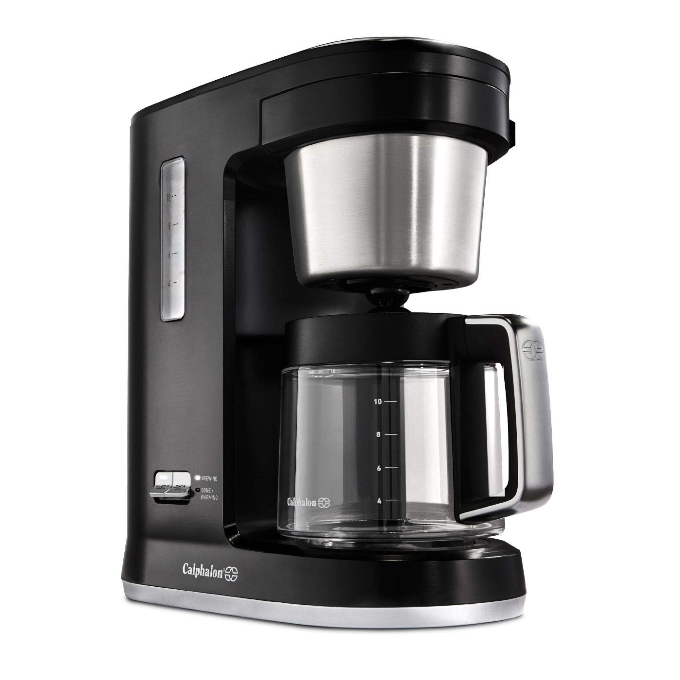 Calphalon Precision Control 10 Cup Coffee Maker, Matte Black