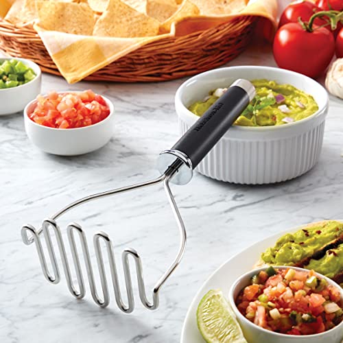 KitchenAid Gourmet Stainless Steel Wire Masher, 10.24-Inch, Black