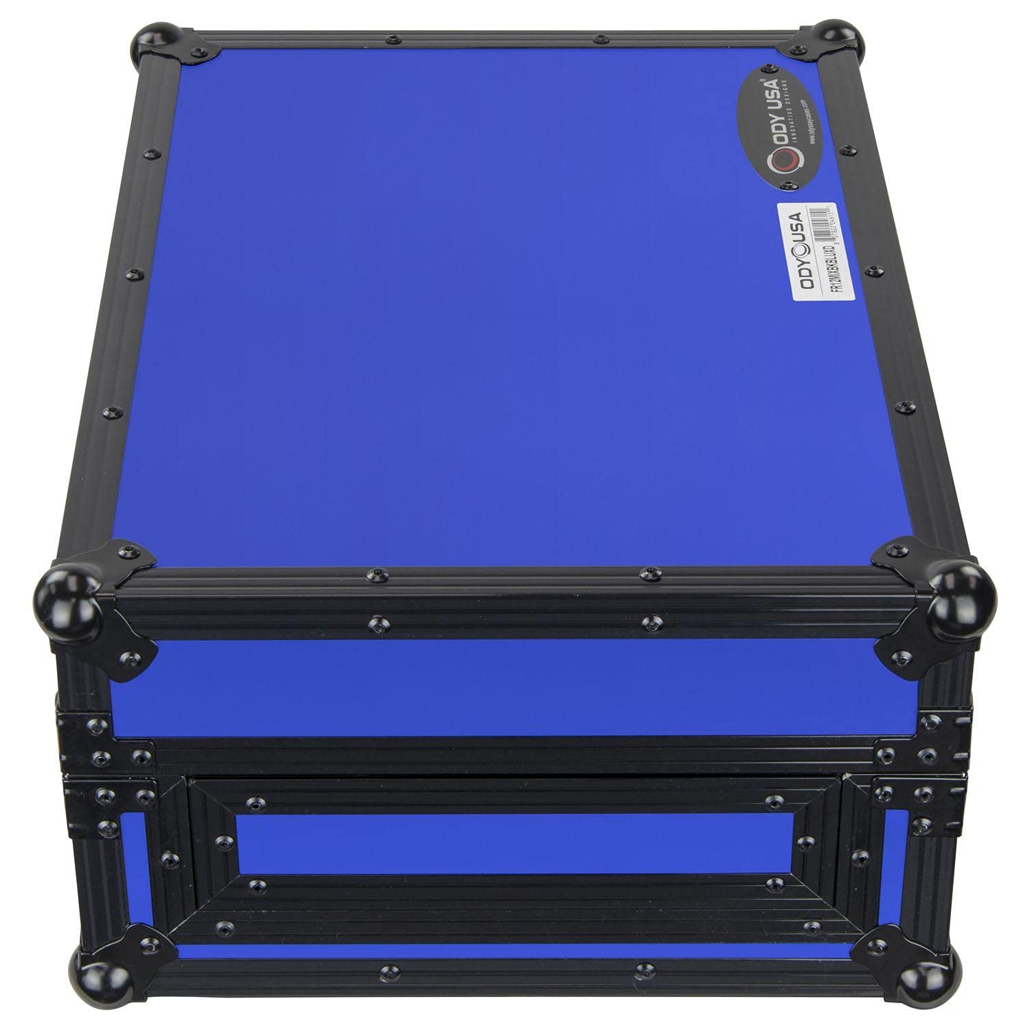 ODYSSEY FR12MIXBKBLUXD Universal 12" Format Extra Deep Black On Blue DJ Mixer Case